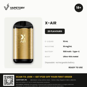 X-VAPE X-AIR Disposable (Prefilled)