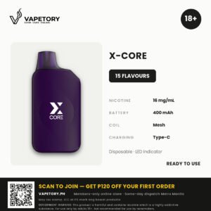 X-VAPE X-CORE Disposable (Prefilled)