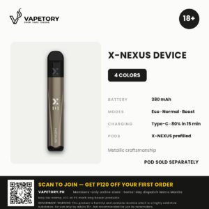 X-VAPE X-NEXUS Device (Rechargeable)