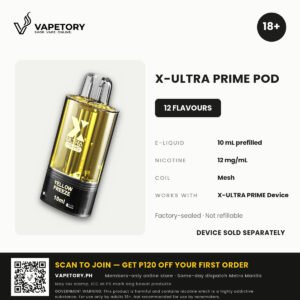 X-VAPE X-ULTRA PRIME Pod (Prefilled)