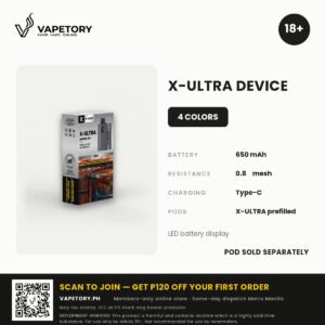 X-VAPE X-ULTRA Device (Rechargeable)