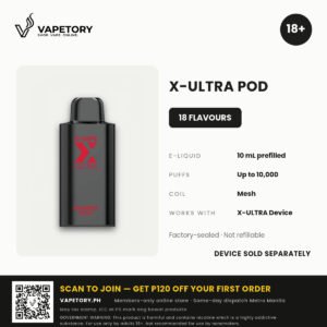 X-VAPE X-ULTRA Pod (Prefilled)