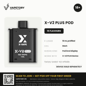 X-VAPE X-V2 PLUS Pod (Prefilled)
